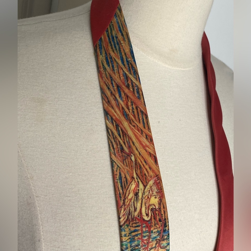 Vintage 1990 Vincent Van Gough Tie - Picture 4 of 6